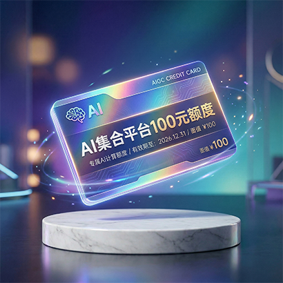 AI集合平台100元额度